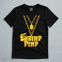Cherry Shrimp Shrimp Pimp Necklace Funny Aquarium Jewelry T-Shirt thumb 5