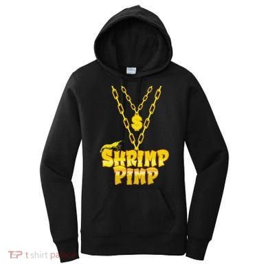 Cherry Shrimp Shrimp Pimp Necklace Funny Aquarium Jewelry Women's Hoodie