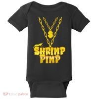 Cherry Shrimp Shrimp Pimp Necklace Funny Aquarium Jewelry Baby Bodysuit thumb 0