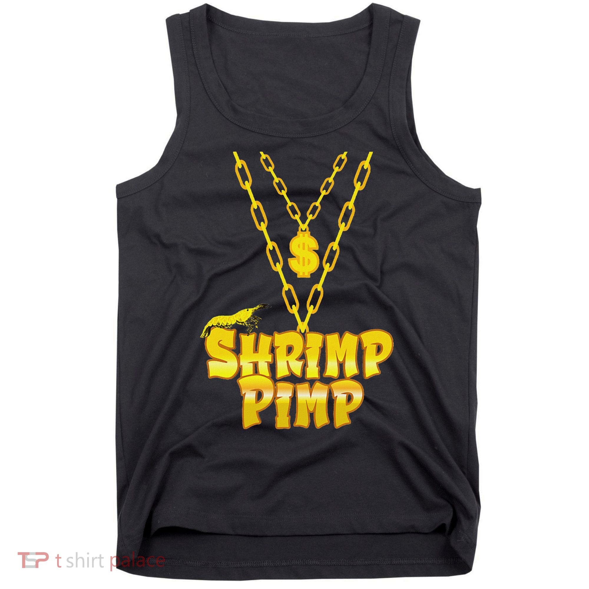 Cherry Shrimp Shrimp Pimp Necklace Funny Aquarium Jewelry Tank Top