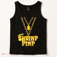 Cherry Shrimp Shrimp Pimp Necklace Funny Aquarium Jewelry Tank Top thumb 2
