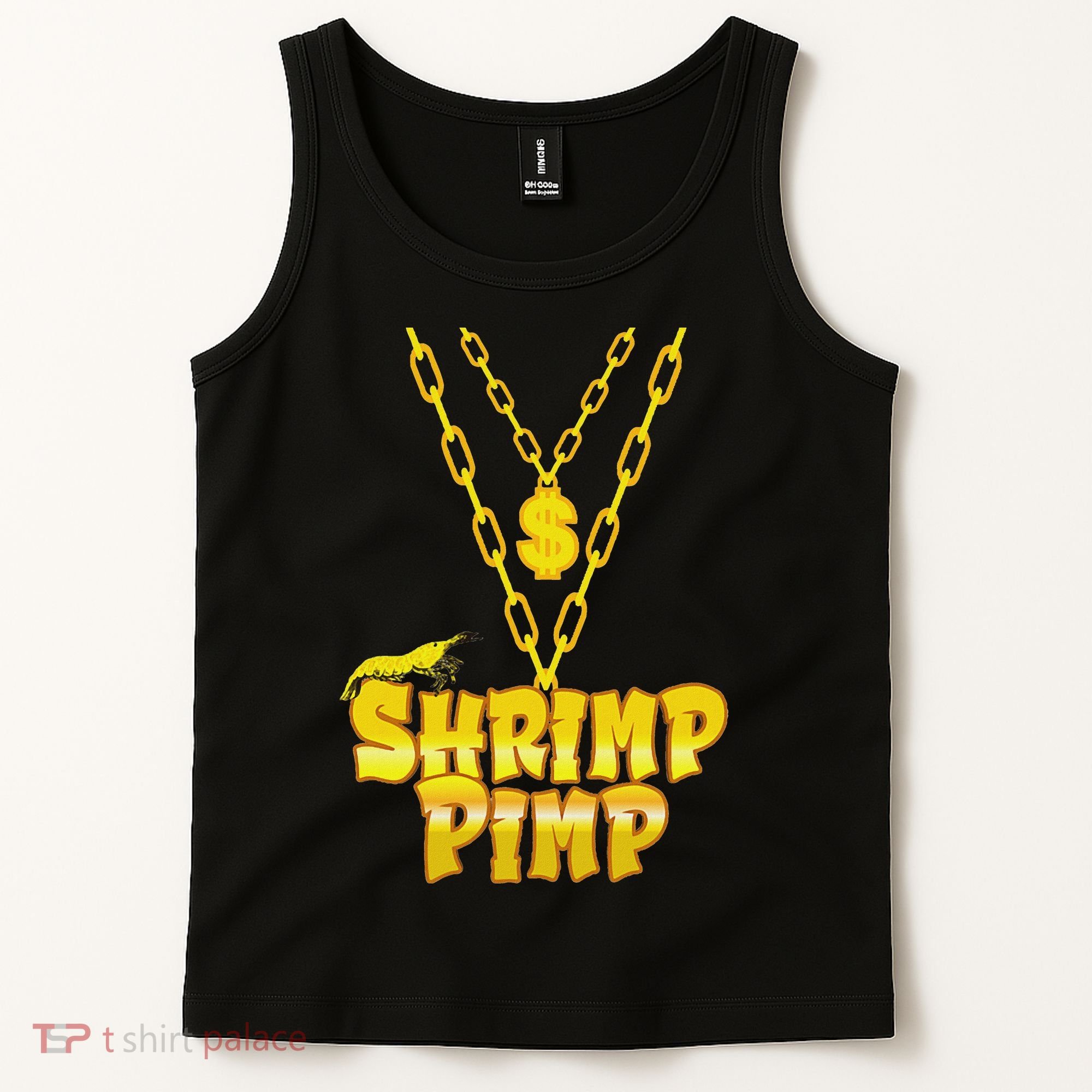 Cherry Shrimp Shrimp Pimp Necklace Funny Aquarium Jewelry Tank Top
