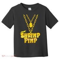 Cherry Shrimp Shrimp Pimp Necklace Funny Aquarium Jewelry Toddler T-Shirt thumb 0