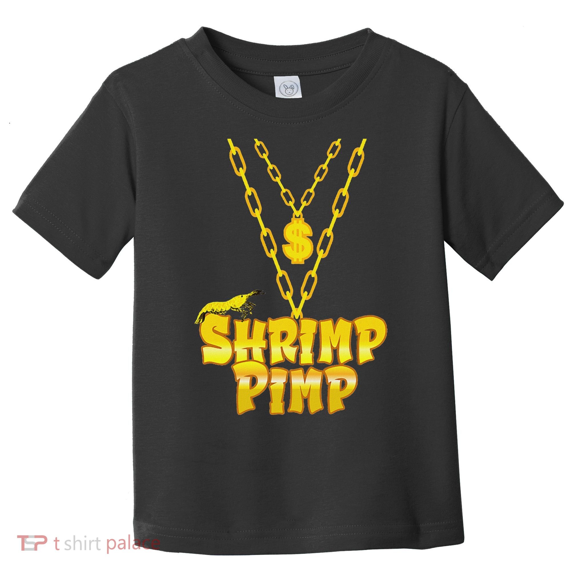 Cherry Shrimp Shrimp Pimp Necklace Funny Aquarium Jewelry Toddler T-Shirt