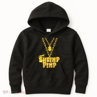 Cherry Shrimp Shrimp Pimp Necklace Funny Aquarium Jewelry Kids Hoodie thumb 0