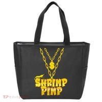 Cherry Shrimp Shrimp Pimp Necklace Funny Aquarium Jewelry Tote Bag thumb 0