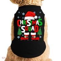Christmas Squad Santa Claus Xmas Family Matching Pajamas Doggie Tank thumb 0