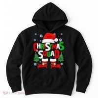 Christmas Squad Santa Claus Xmas Family Matching Pajamas Hoodie thumb 0