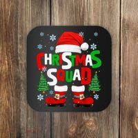 Christmas Squad Santa Claus Xmas Family Matching Pajamas Coaster thumb 0