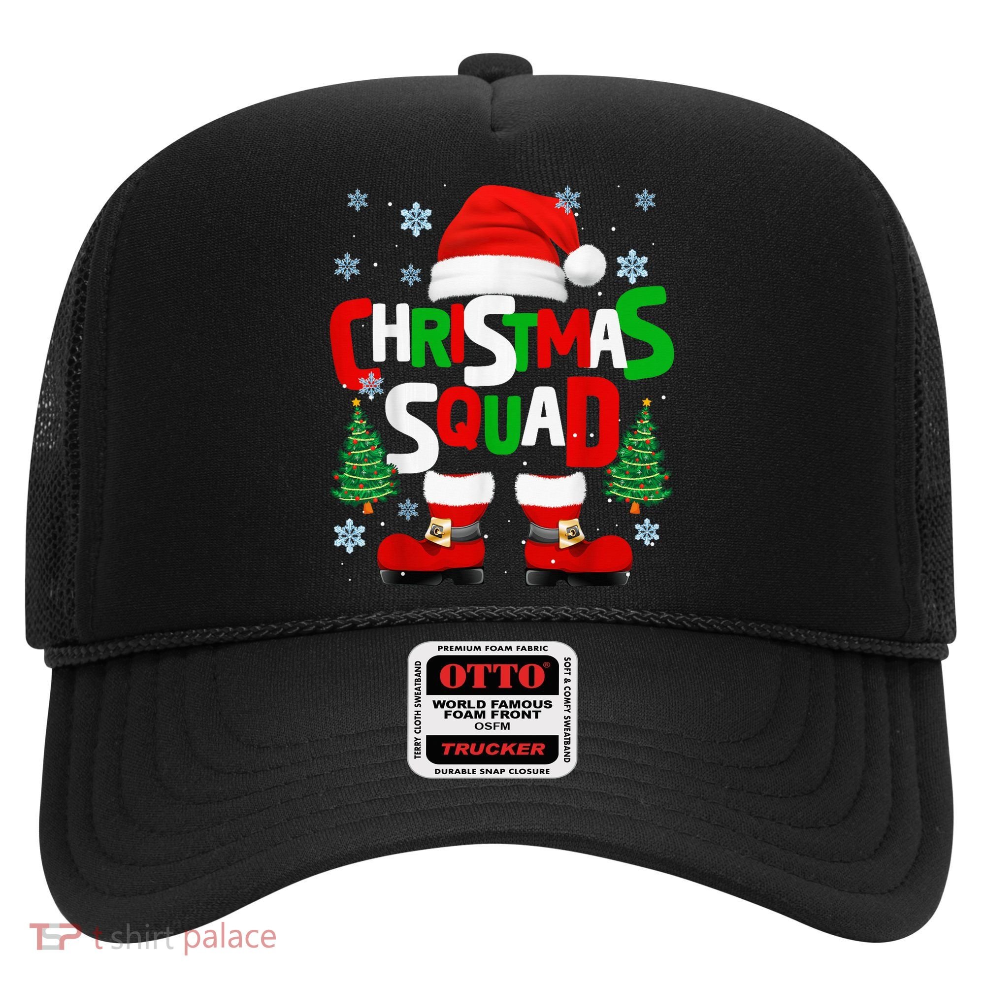 Christmas Squad Santa Claus Xmas Family Matching Pajamas Hat