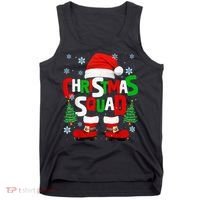 Christmas Squad Santa Claus Xmas Family Matching Pajamas Tank Top thumb 0