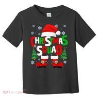 Christmas Squad Santa Claus Xmas Family Matching Pajamas Toddler T-Shirt thumb 0