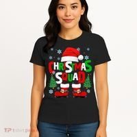 Christmas Squad Santa Claus Xmas Family Matching Pajamas Women's T-Shirt thumb 4