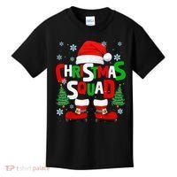 Christmas Squad Santa Claus Xmas Family Matching Pajamas Kids T-Shirt thumb 0