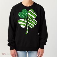Clover Star St Patrick's Day Festive Holiday Women's Sweatshirt thumb 0