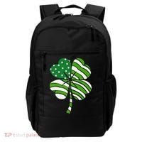 Clover Star St Patrick's Day Festive Holiday Backpack thumb 0