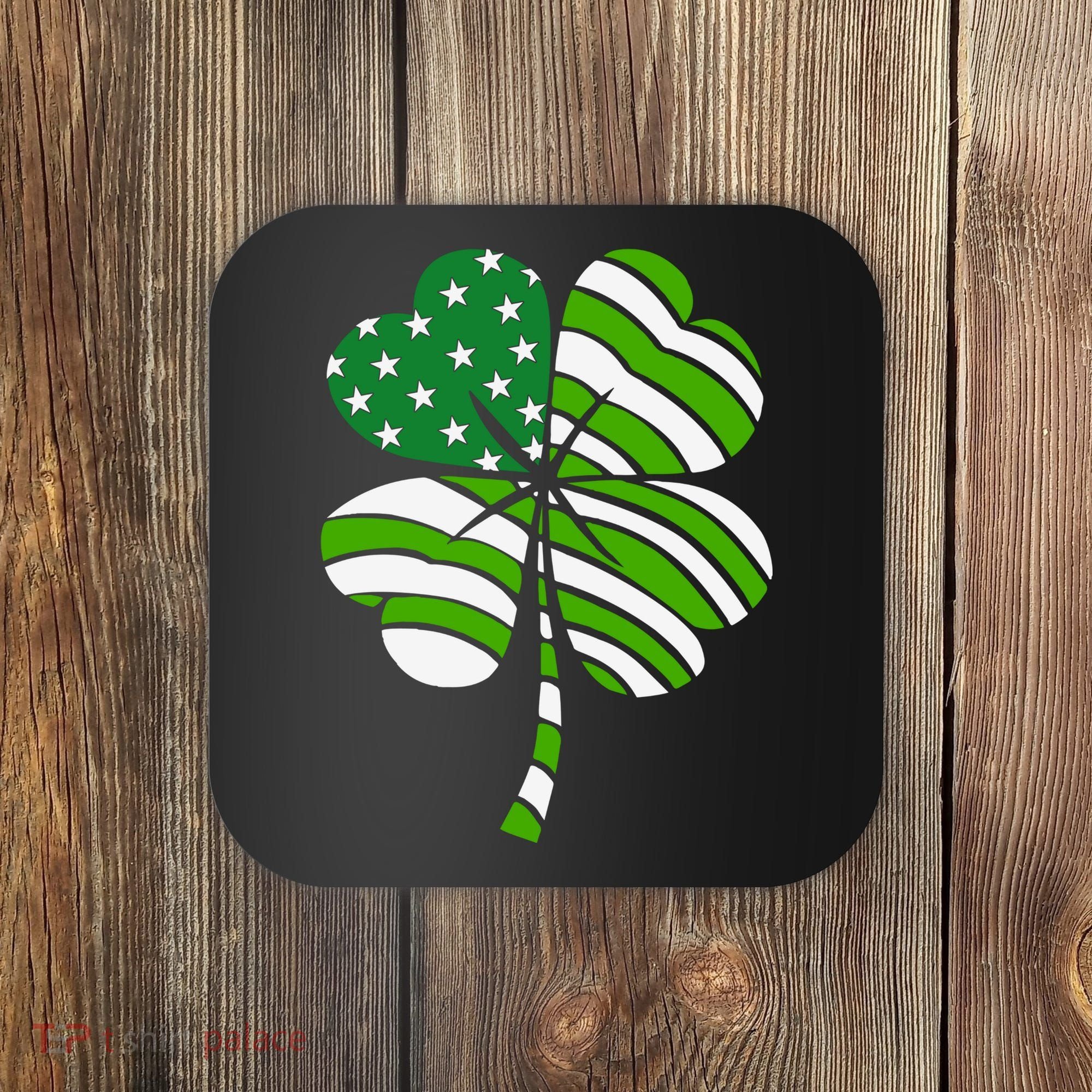 Clover Star St Patrick's Day Festive Holiday Coaster