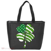 Clover Star St Patrick's Day Festive Holiday Tote Bag thumb 0