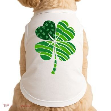 Clover Star St Patrick's Day Festive Holiday Doggie Tank