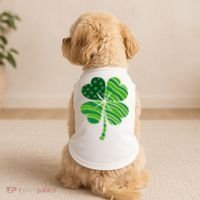 Clover Star St Patrick's Day Festive Holiday Doggie Tank thumb 2