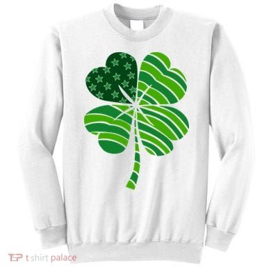 Clover Star St Patrick's Day Festive Holiday Sweatshirt