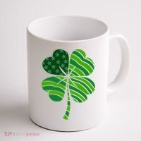 Clover Star St Patrick's Day Festive Holiday Coffee Mug thumb 1