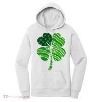 Clover Star St Patrick's Day Festive Holiday Women's Hoodie thumb 0
