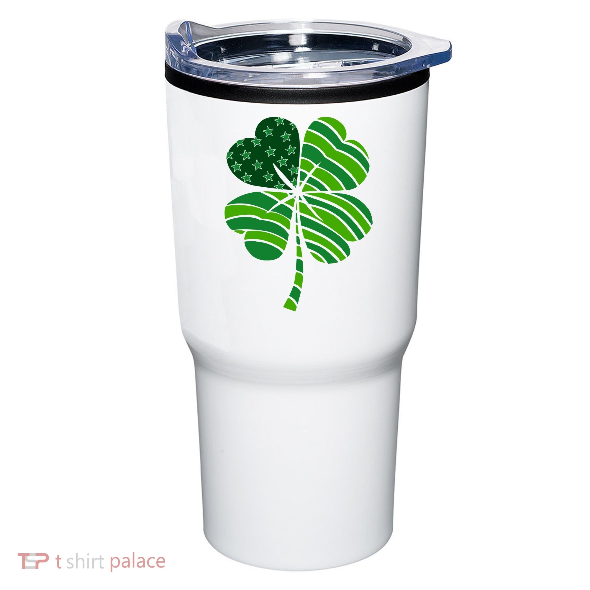 Clover Star St Patrick's Day Festive Holiday Tumbler