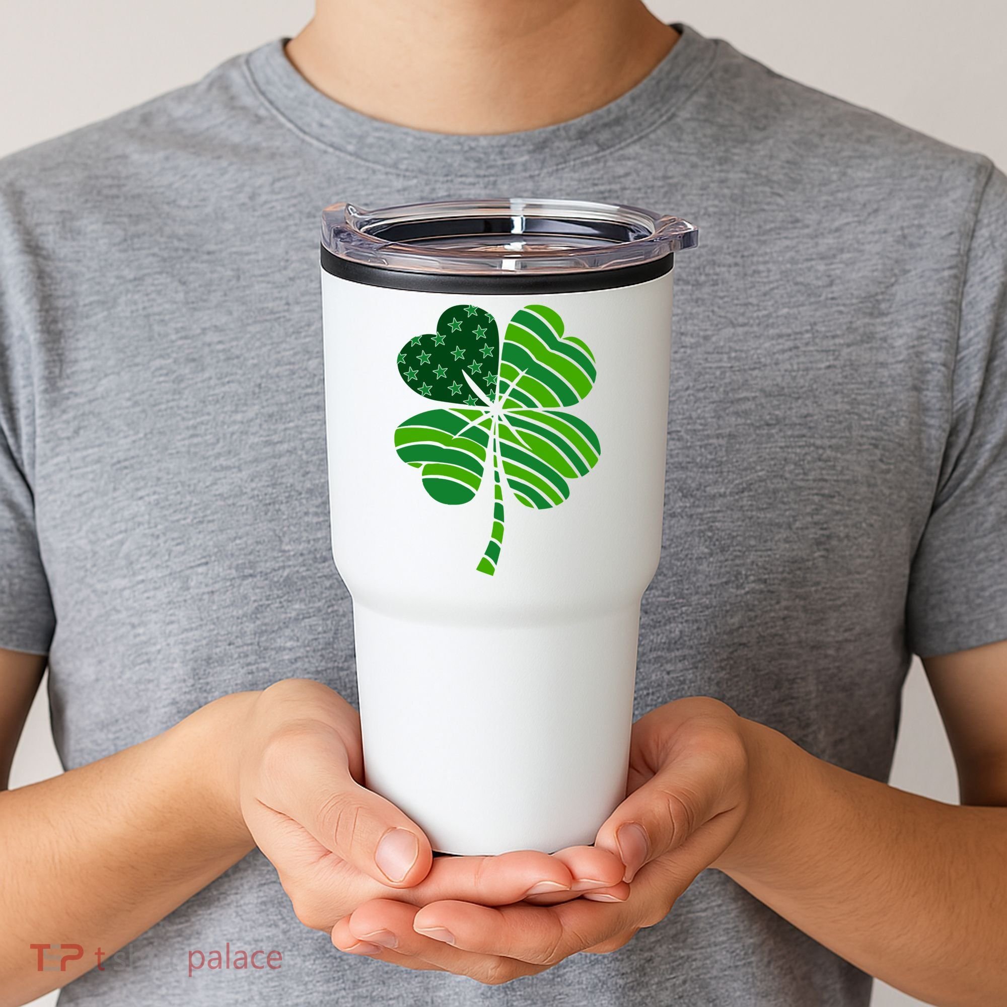 Clover Star St Patrick's Day Festive Holiday Tumbler