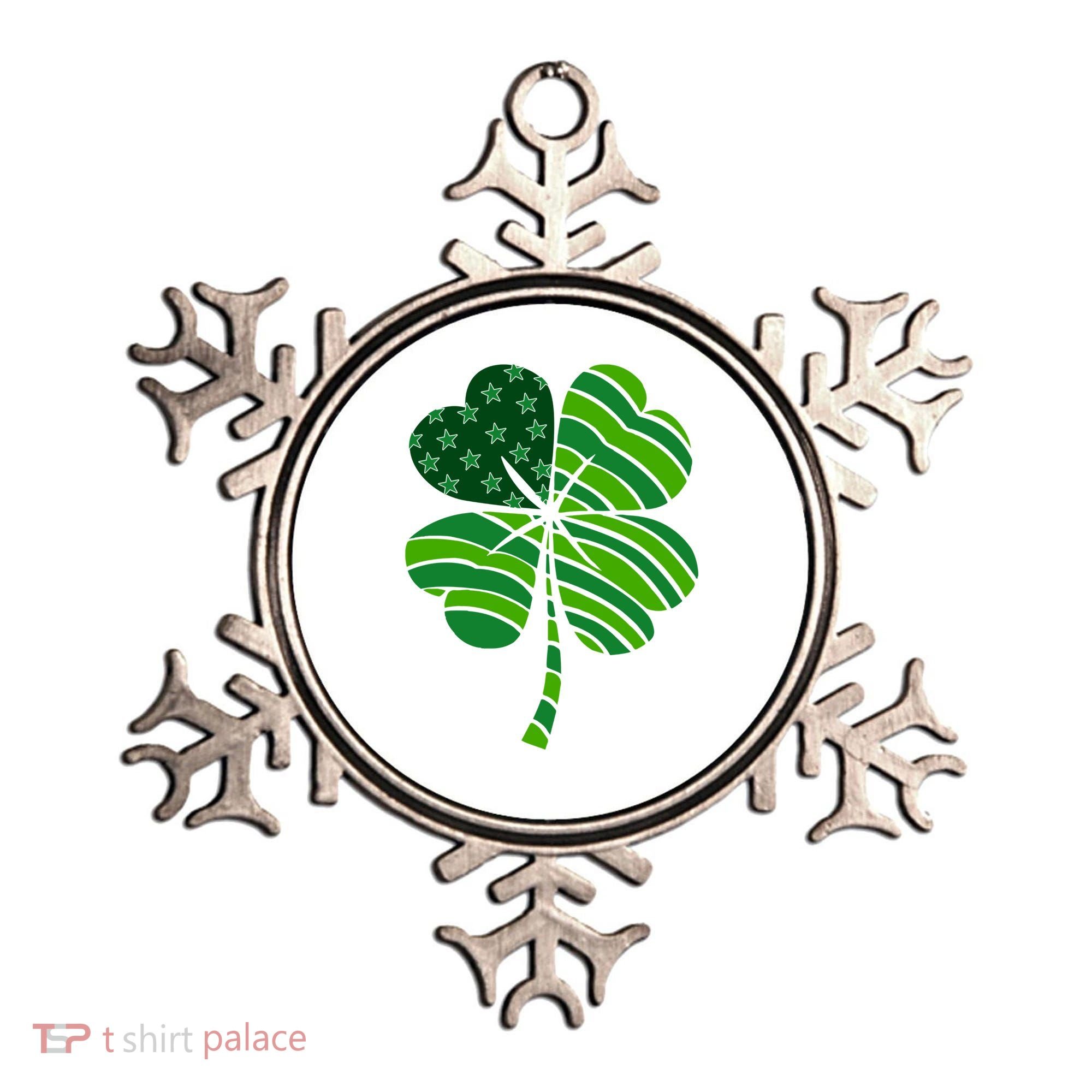 Clover Star St Patrick's Day Festive Holiday Ornament