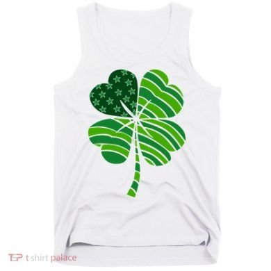 Clover Star St Patrick's Day Festive Holiday Tank Top