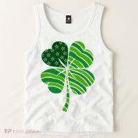 Clover Star St Patrick's Day Festive Holiday Tank Top thumb 2