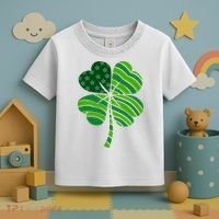 Clover Star St Patrick's Day Festive Holiday Toddler T-Shirt thumb 3