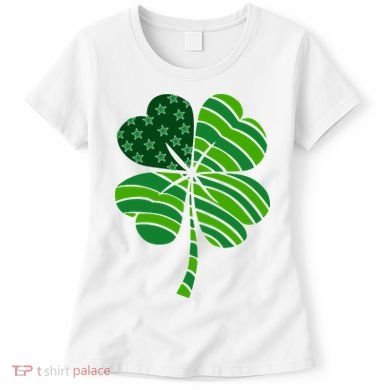 Clover Star St Patrick's Day Festive Holiday Women's T-Shirt