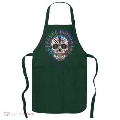 Colorful Sugar Skull Weapons Apron