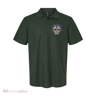 Colorful Sugar Skull Weapons Polo