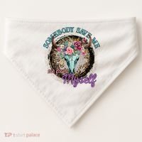 Cowgirl Somebody Save Me Country Music USA-Made Doggie Bandana thumb 0