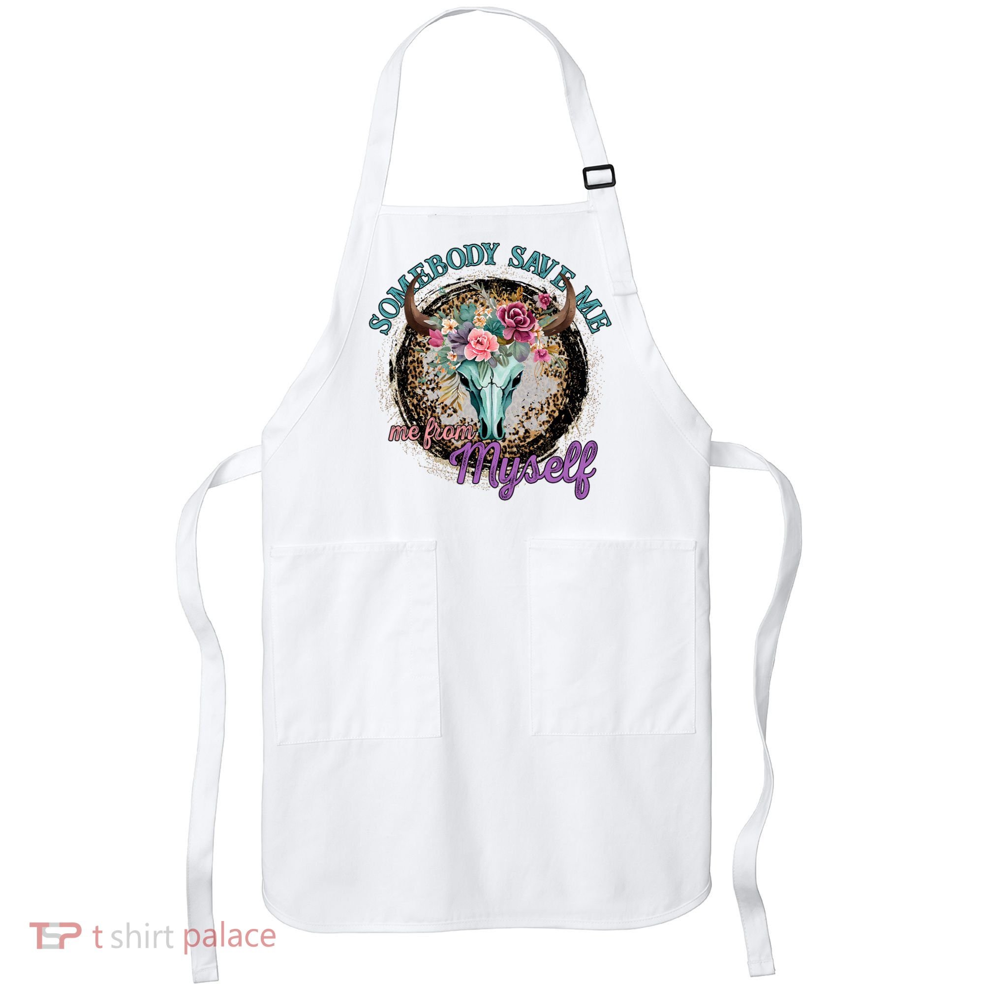 Cowgirl Somebody Save Me Country Music Apron