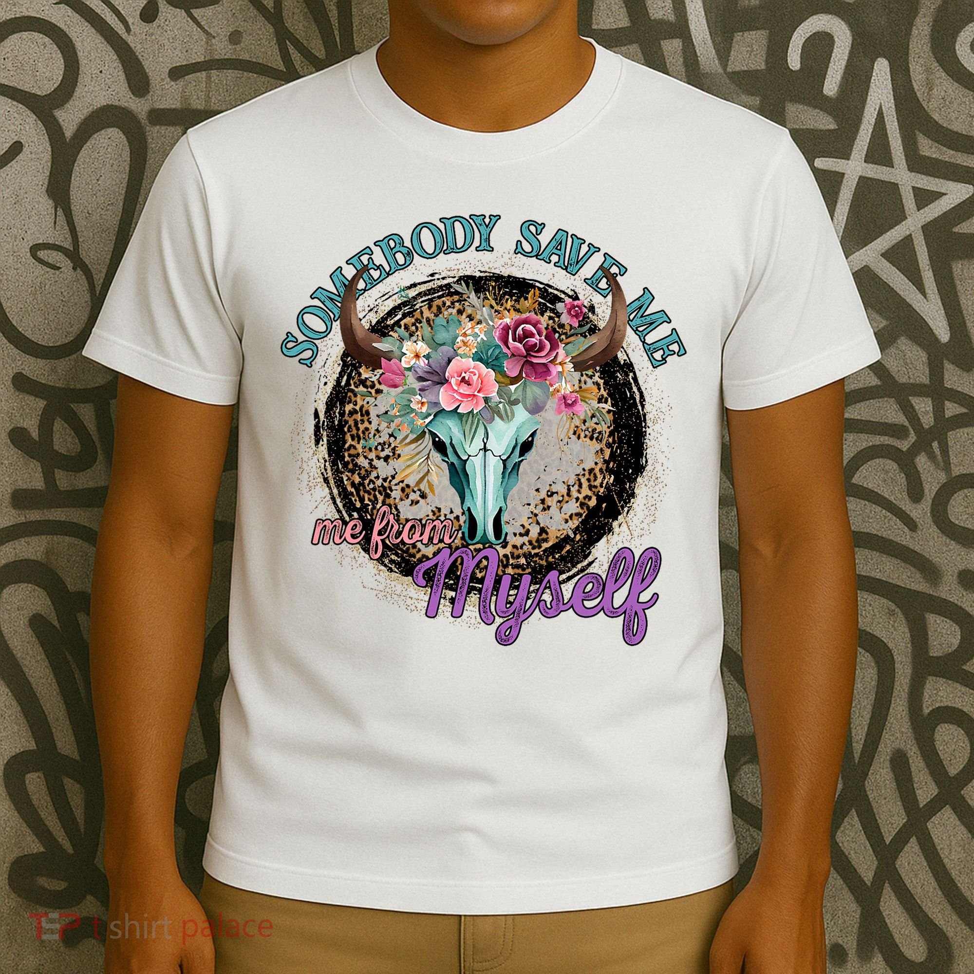 Cowgirl Somebody Save Me Country Music T-Shirt