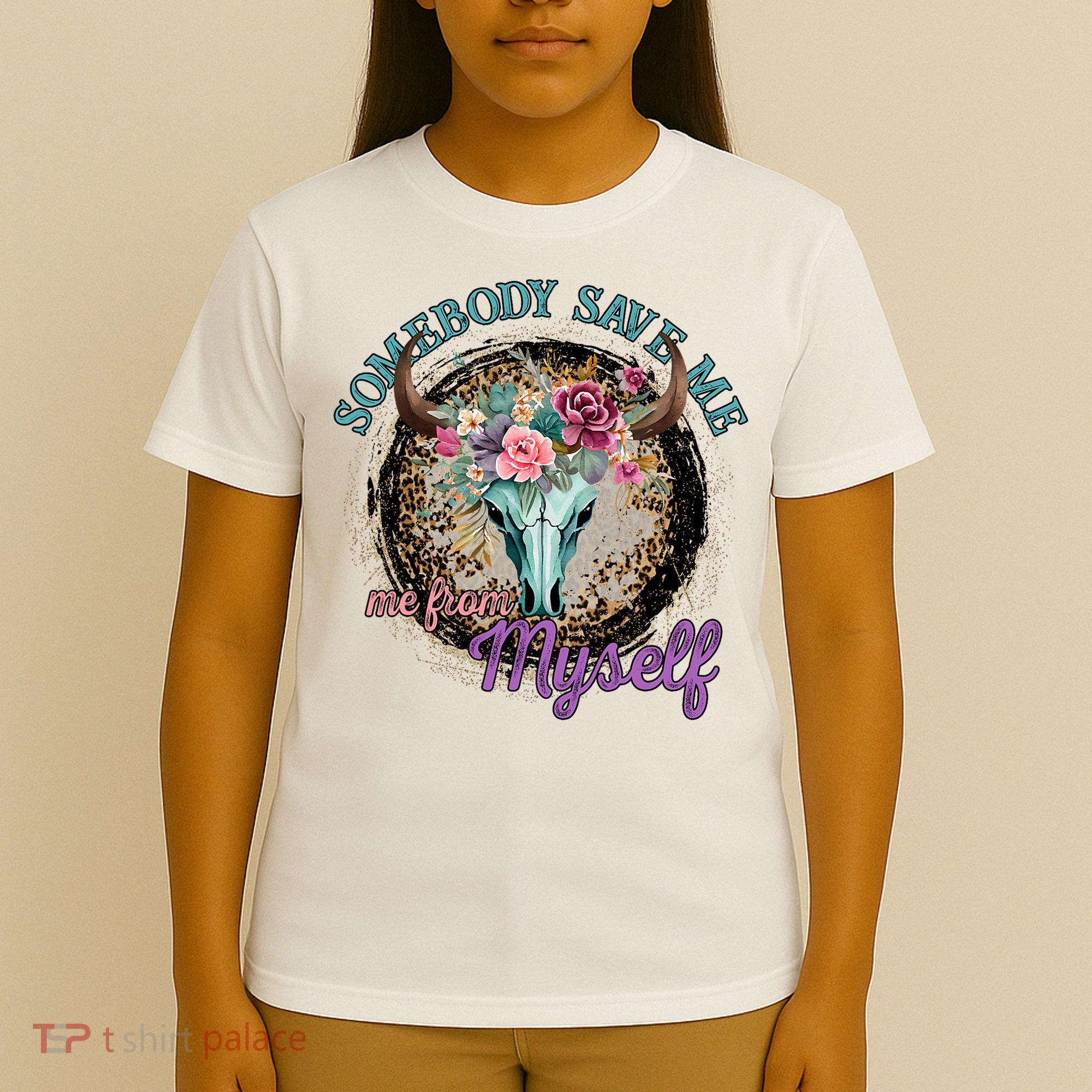 Cowgirl Somebody Save Me Country Music T-Shirt