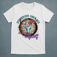 Cowgirl Somebody Save Me Country Music T-Shirt thumb 5
