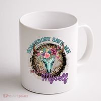 Cowgirl Somebody Save Me Country Music Coffee Mug thumb 1