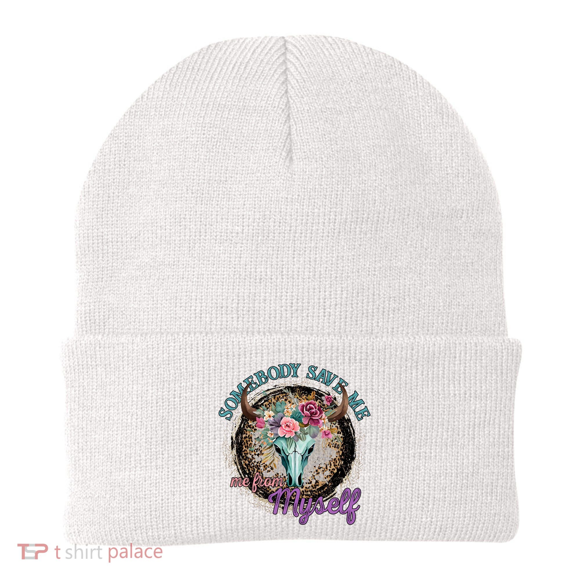 Cowgirl Somebody Save Me Country Music Beanie