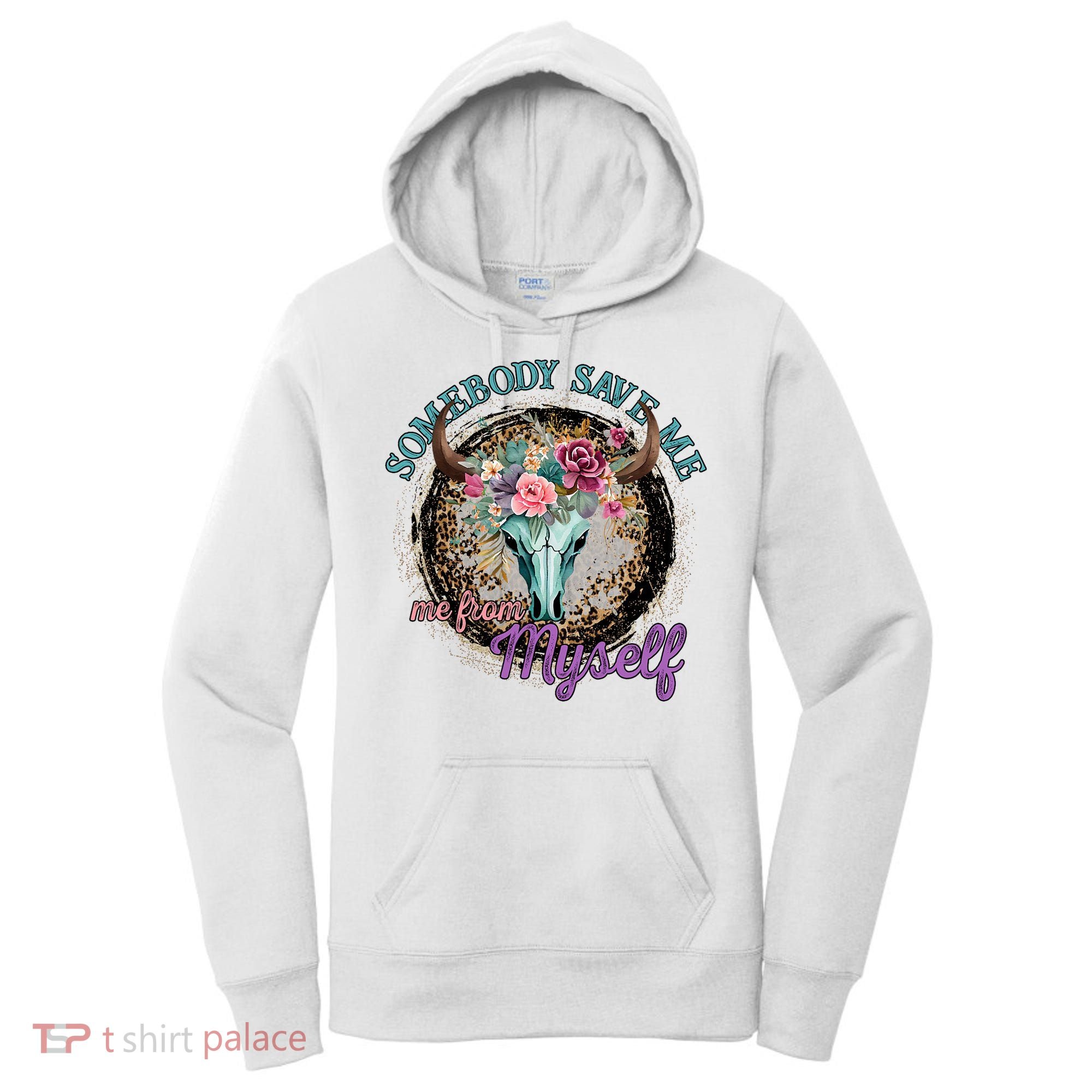 Cowgirl Somebody Save Me Country Music Women's Hoodie