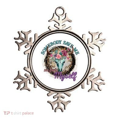 Cowgirl Somebody Save Me Country Music Ornament