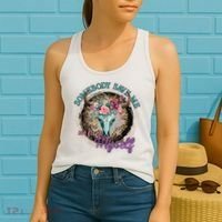 Cowgirl Somebody Save Me Country Music Women's Tank Top thumb 2