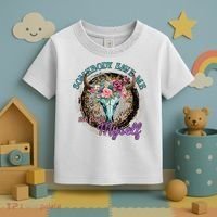 Cowgirl Somebody Save Me Country Music Toddler T-Shirt thumb 3