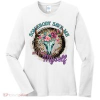 Cowgirl Somebody Save Me Country Music Women's Long Sleeve Shirt thumb 0