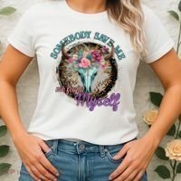 Cowgirl Somebody Save Me Country Music Women's T-Shirt thumb 2