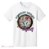Cowgirl Somebody Save Me Country Music Kids T-Shirt thumb 0